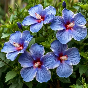 Гибискус садовый Блуминг Квин купить по цене от 259р. в интернет-магазине «Посадика» с доставкой почтой в в Арсеньеве и по всей России – [изображение №1].